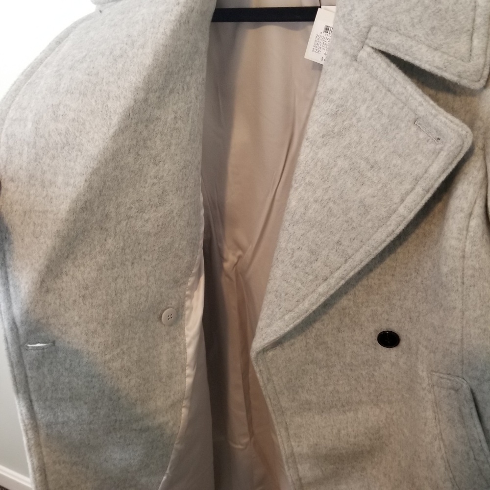 NWT Club Monaco Daylina Coat Grey M - Picture 7 of 8